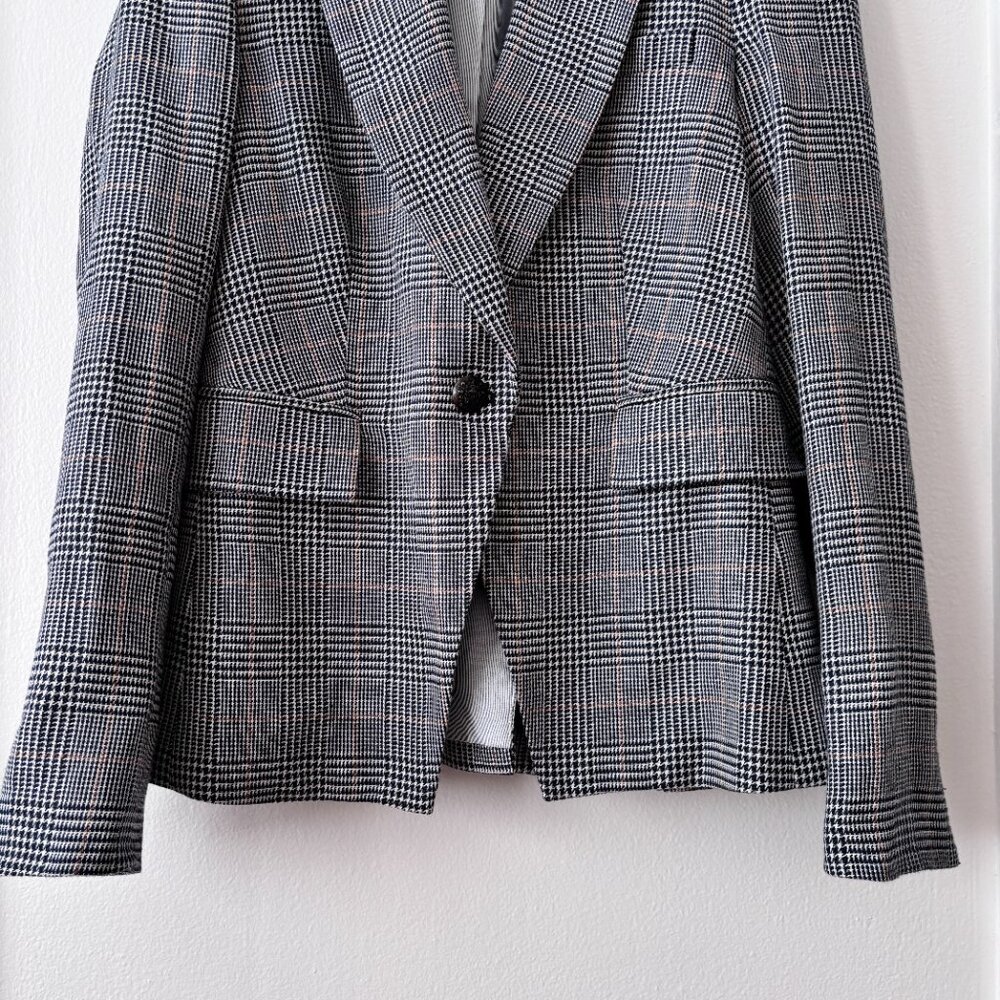 Veronica Beard Cutaway Linen Cotton Dickey Jacket - Picture 5 of 7